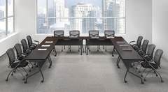 Espresso U Shape Conference Table